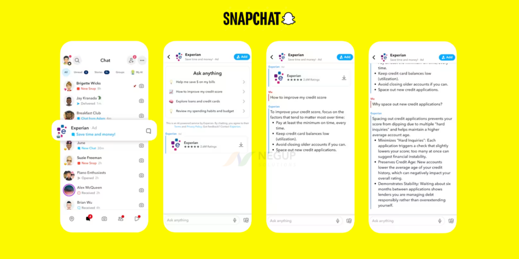 AI Sponsored Snaps