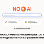 DuckDuckGo installs are reportedly up 30 amid growing debate around AI powered search