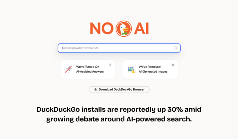 DuckDuckGo Sees Rapid Growth as Users Push Back Against AI-Heavy Search Results