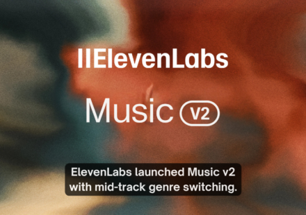 ElevenLabs launched Music v2 with mid track genre switching