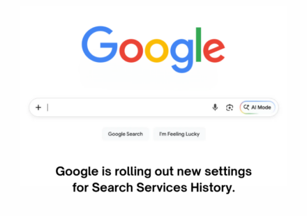 Google is rolling out new settings for Search Services History and personalized recommendations