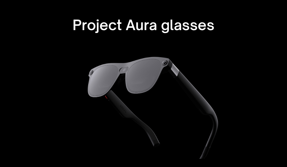 Google unveiled Project Aura glasses and Googlebook laptops at IO 2026