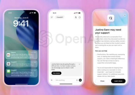 OpenAI is introducing a ChatGPT feature focused on self harm safety alerts