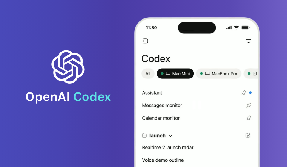 OpenAI just launched the Codex coding agent in the ChatGPT mobile app