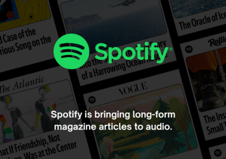 Spotify is bringing long form magazine articles to audio