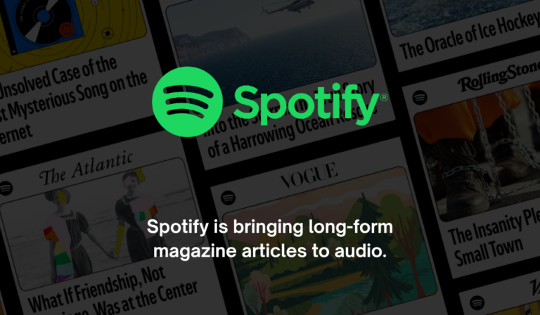 Spotify Expands Audio Experiences with AI-Narrated Magazine Style Articles