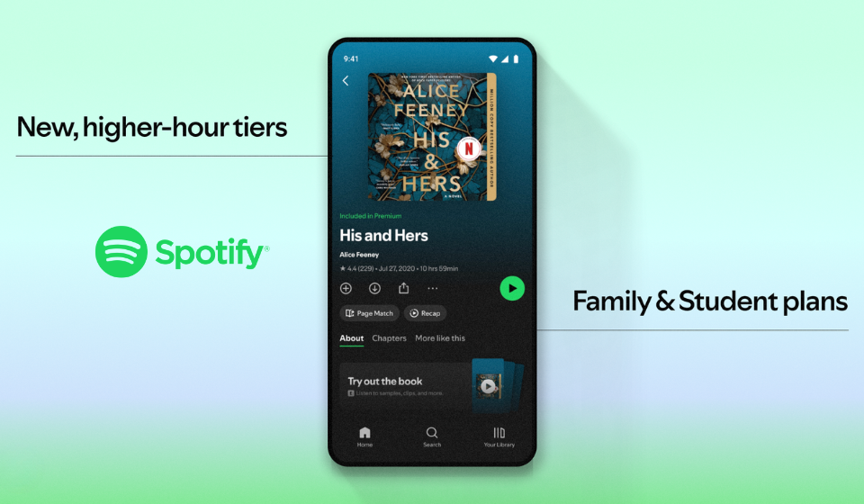 Spotify launched an ElevenLabs powered AI audiobook creation tool