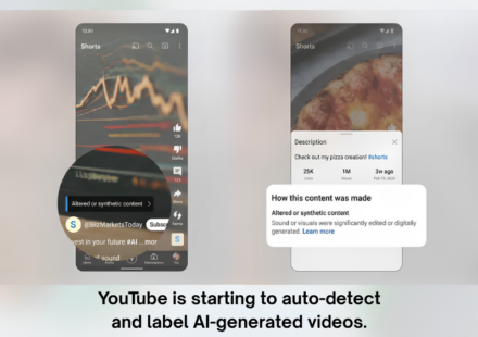YouTube is starting to auto detect and label AI generated videos