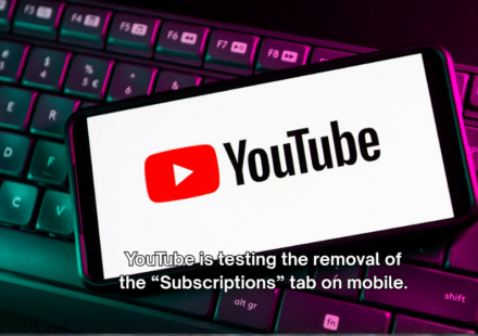 YouTube is testing the removal of the Subscriptions tab on mobile