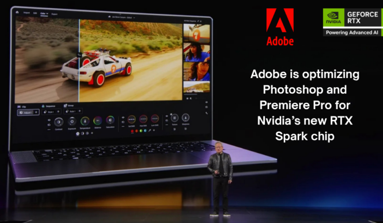 Adobe Rebuilds Photoshop and Premiere Pro for Nvidia RTX Spark