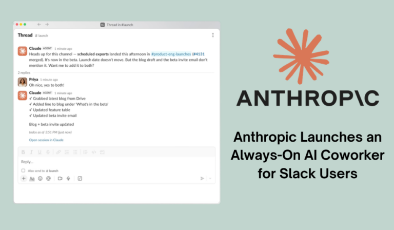 Anthropic Brings Always-On AI Collaboration to Slack with Claude Tag