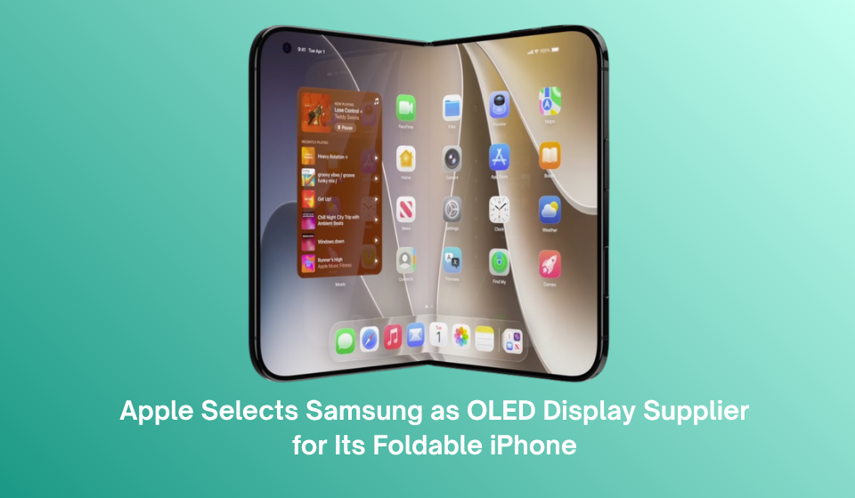 Apple Foldable iPhone OLED Displays