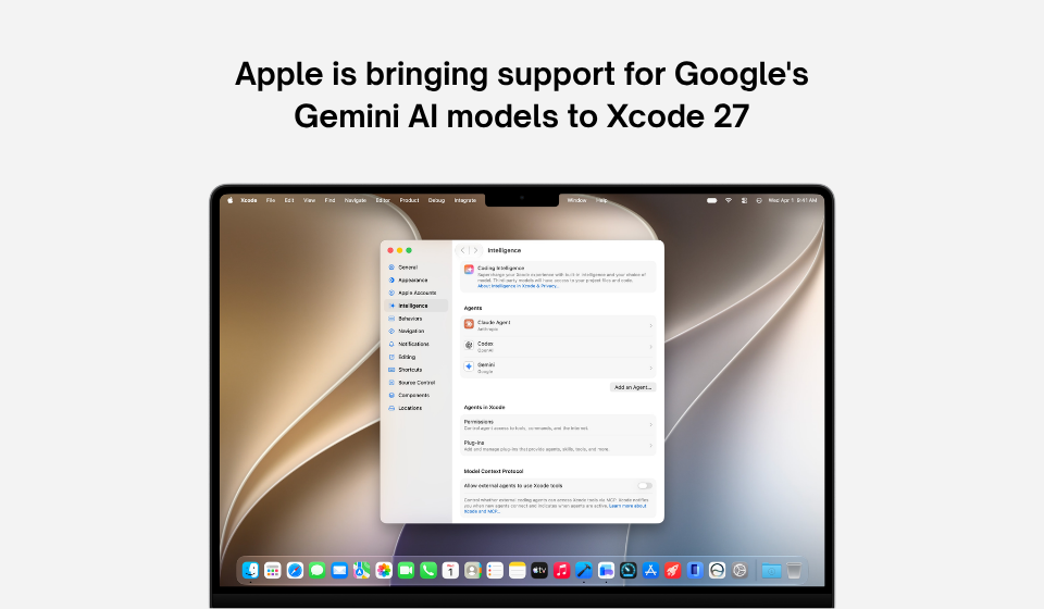 Apple Opens Xcode 27 to Google Gemini AI Models