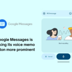 Google Messages is making its voice memo button more prominent