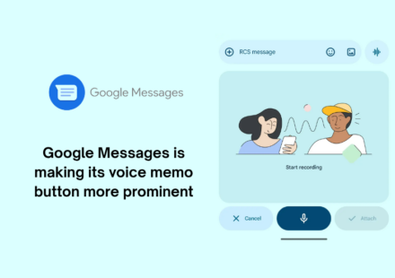 Google Messages is making its voice memo button more prominent