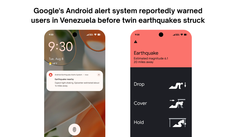 Google Android Earthquake Alerts