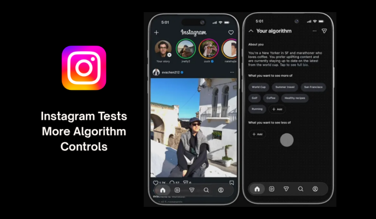Instagram Tests More Algorithm Controls to Give Users Greater Control Over Their Feed