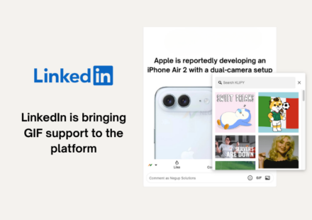 LinkedIn GIF Feature