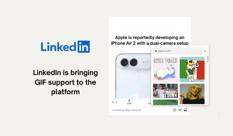LinkedIn Brings GIF Reactions to Comments, Making Conversations More Dynamic
