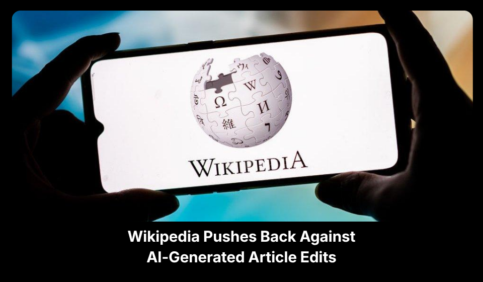 Wikipedia human editors and AI