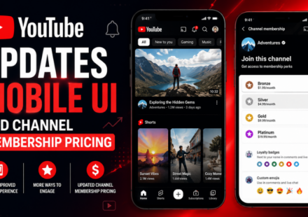 YouTube mobile UI update