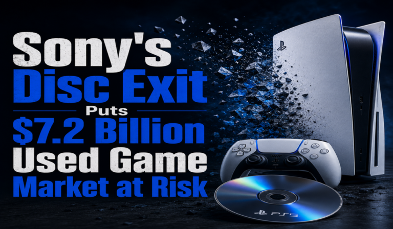 Sony’s Shift Away from Physical Game Discs Could Reshape the $7.2 Billion Used Games Market