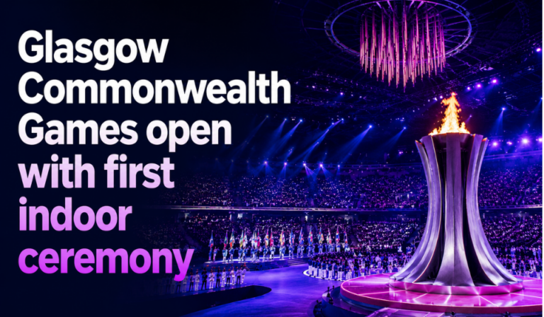 Glasgow Commonwealth Games Open with First-Ever Indoor Opening Cerem