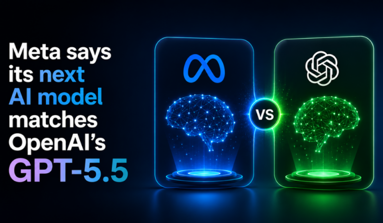 Meta Claims Its Upcoming AI Model Delivers Performance Comparable to GPT-5.5