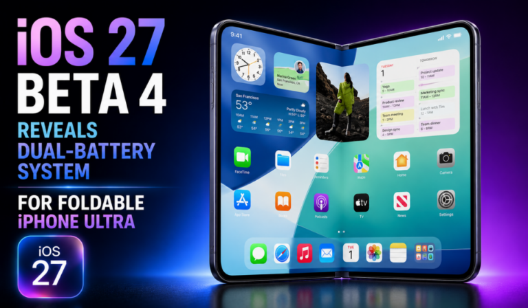 iOS 27 Beta 4 Hints at Dual-Battery Support for Apple’s Rumoured Foldable iPhone