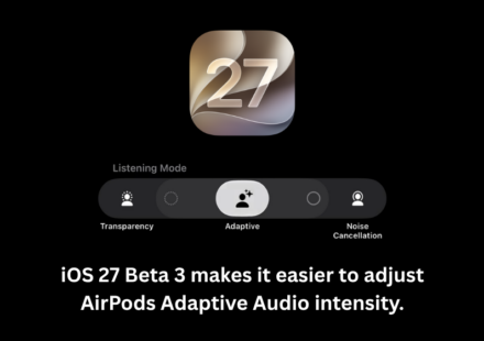 iOS 27 AirPods Adaptive Audio