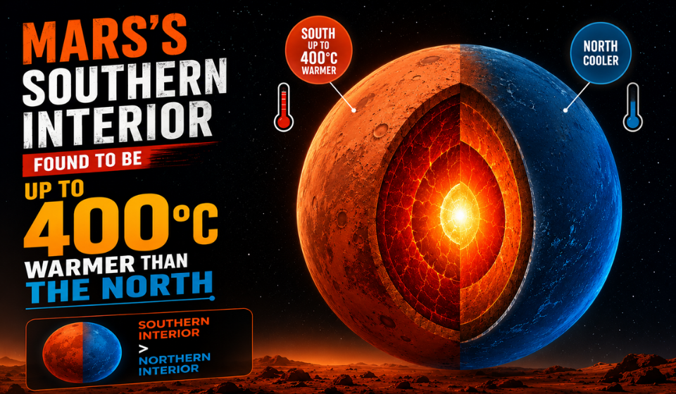 Mars interior temperature