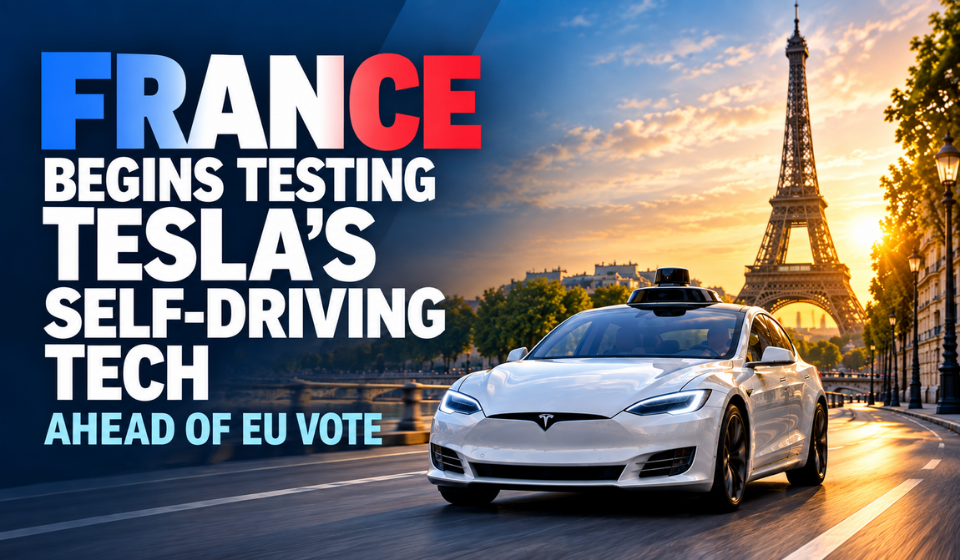 Tesla France Begins FSD Testing Ahead of Potential EU Approval