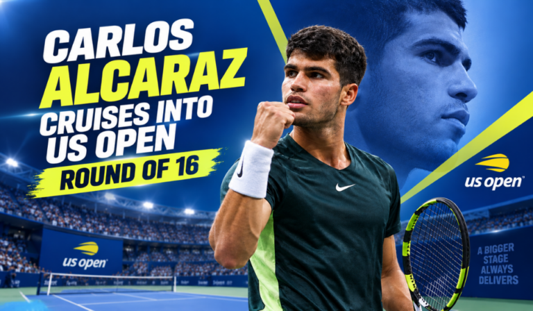 Carlos Alcaraz Reaches US Open 2026 Fourth Round After Defeating Wu Yibing