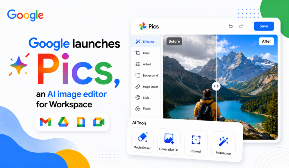 Google Pics Launches AI Image Creation and Editing for Workspace Users