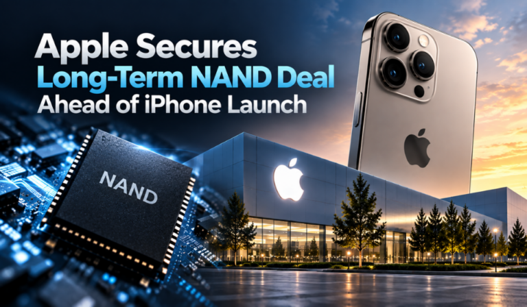 Apple NAND Deal Reported as Memory Costs Surge Ahead of iPhone 18 Launch