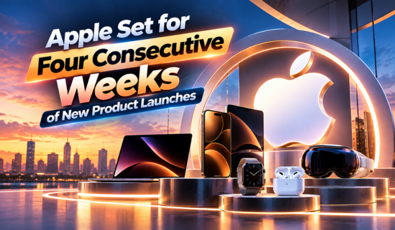 Apple New Launches Could Bring Four Consecutive Fridays of Product Releases