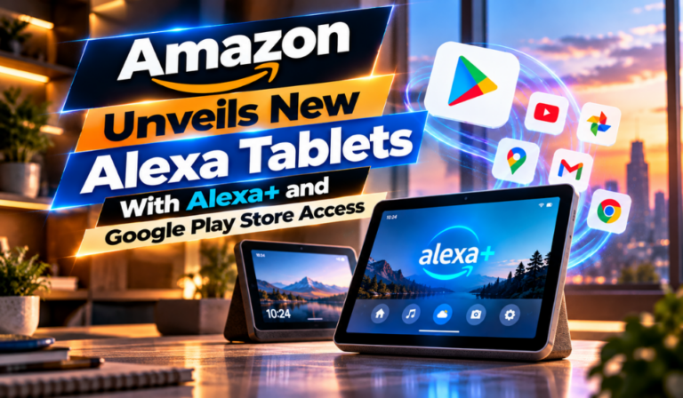 Amazon Alexa Tablets Arrive With Alexa+ and Google Play Support