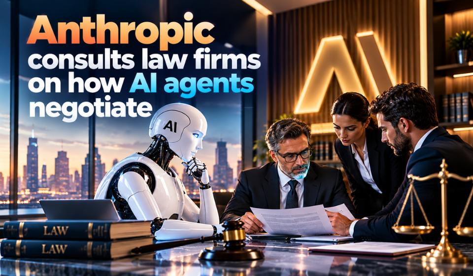Anthropic Consults Law Firms on How AI Agents Negotiate