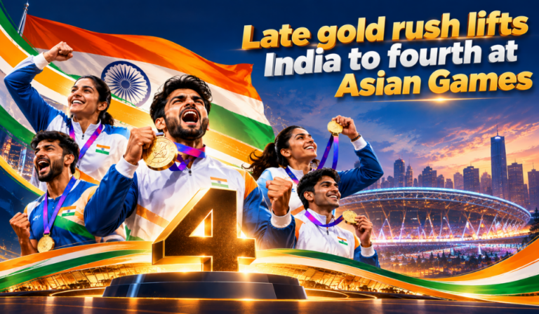 India Finishes Asian Games 2026 With 85 Medals and Fourth Place