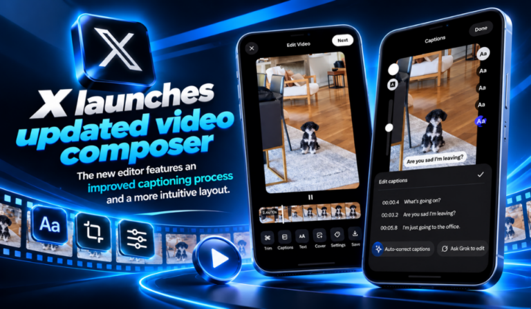 X Refreshes Video Editor With AI-Powered Caption Tools