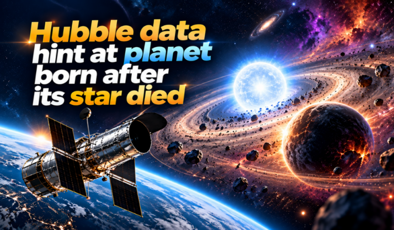 Hubble Data Hints at Second Generation Planet Formed After Star’s Death