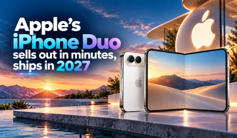 iPhone Duo Preorders Sell Out Within Minutes as Deliveries Slip to January 2027