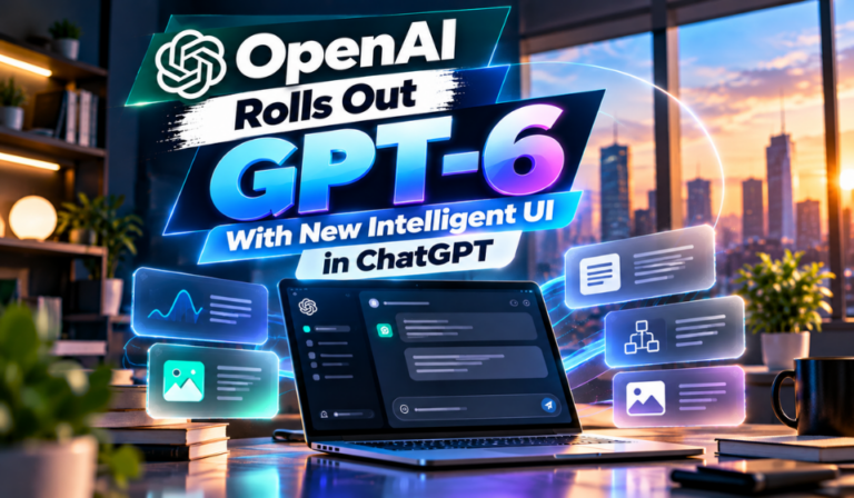 GPT-6 Launches in ChatGPT With Intelligent UI for Interactive Answers