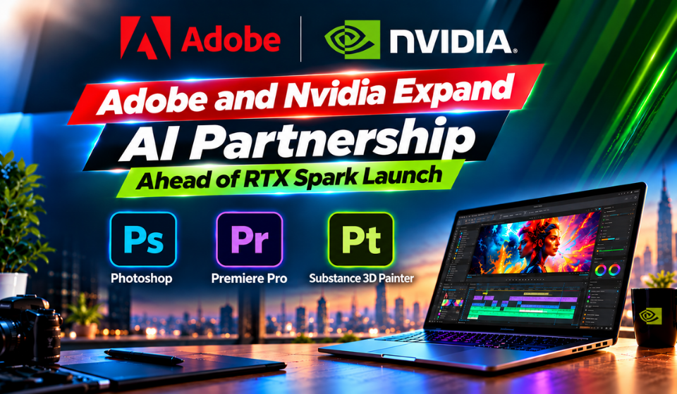 Adobe and Nvidia Expand AI Partnership Ahead of RTX Spark Launch