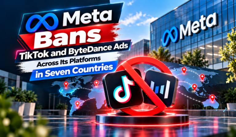 Meta Bans TikTok and ByteDance Ads in Seven Countries