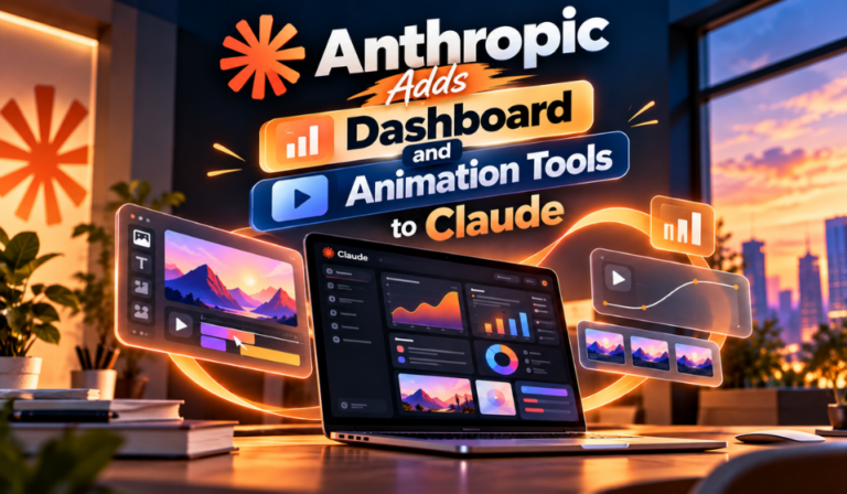 Anthropic Launches Claude Dashboards and Motion for Visual Content Creation