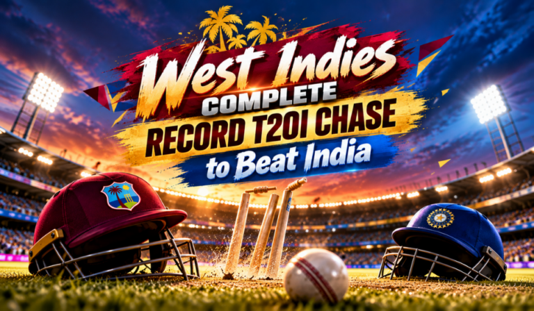 West Indies Record Chase Overturns India’s Mammoth 249