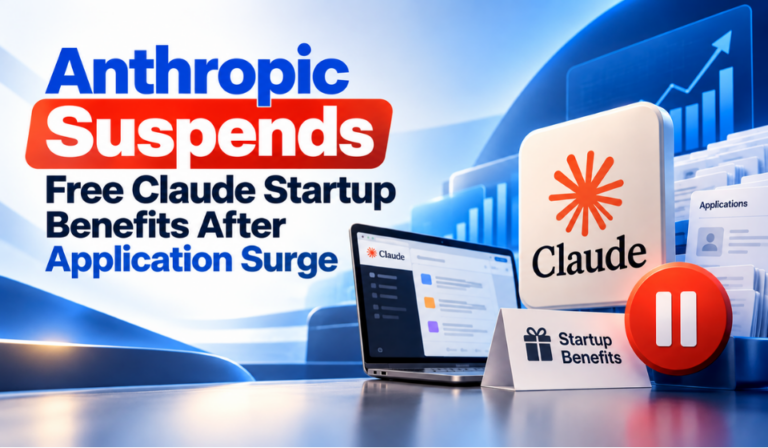 Anthropic Halts Free Claude Startups Perks After Flood of Applications